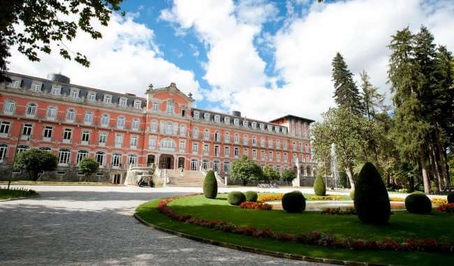 Vidago Palace vue exterieur et jardin