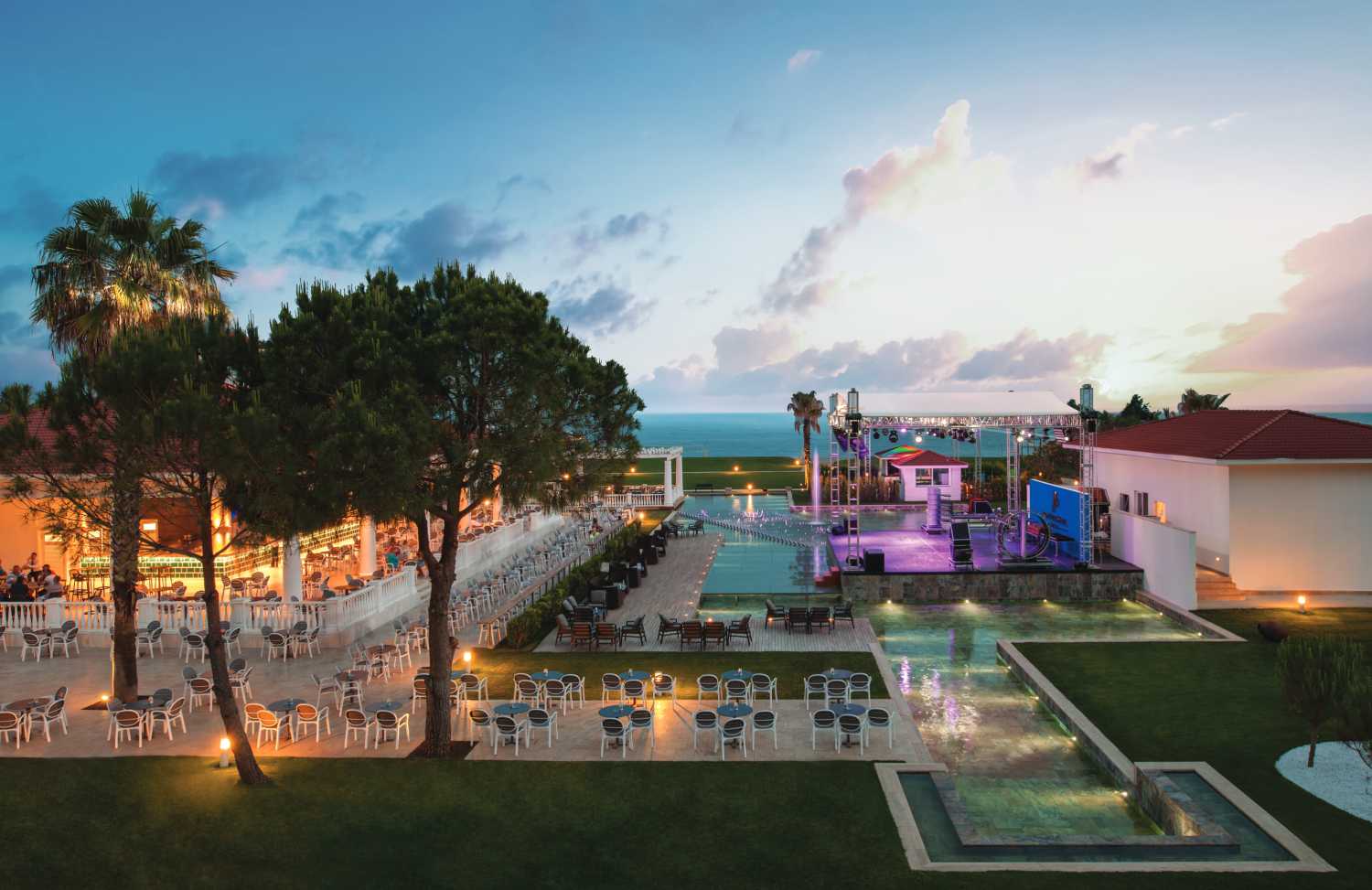 Sirene Belek - View at night time