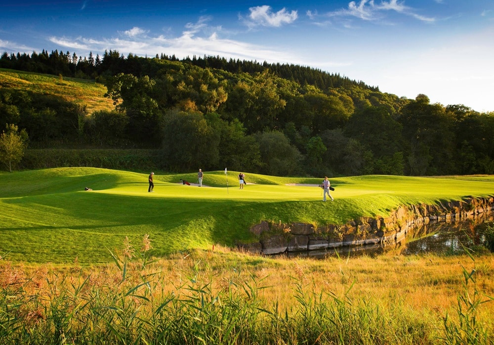 Celtic Manor Montgomerie golf course - Wales