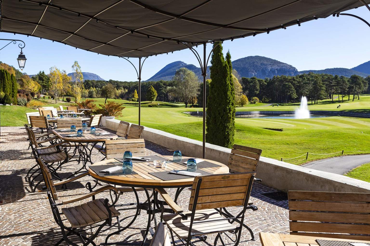 Chateau de Taulane - Terrasse