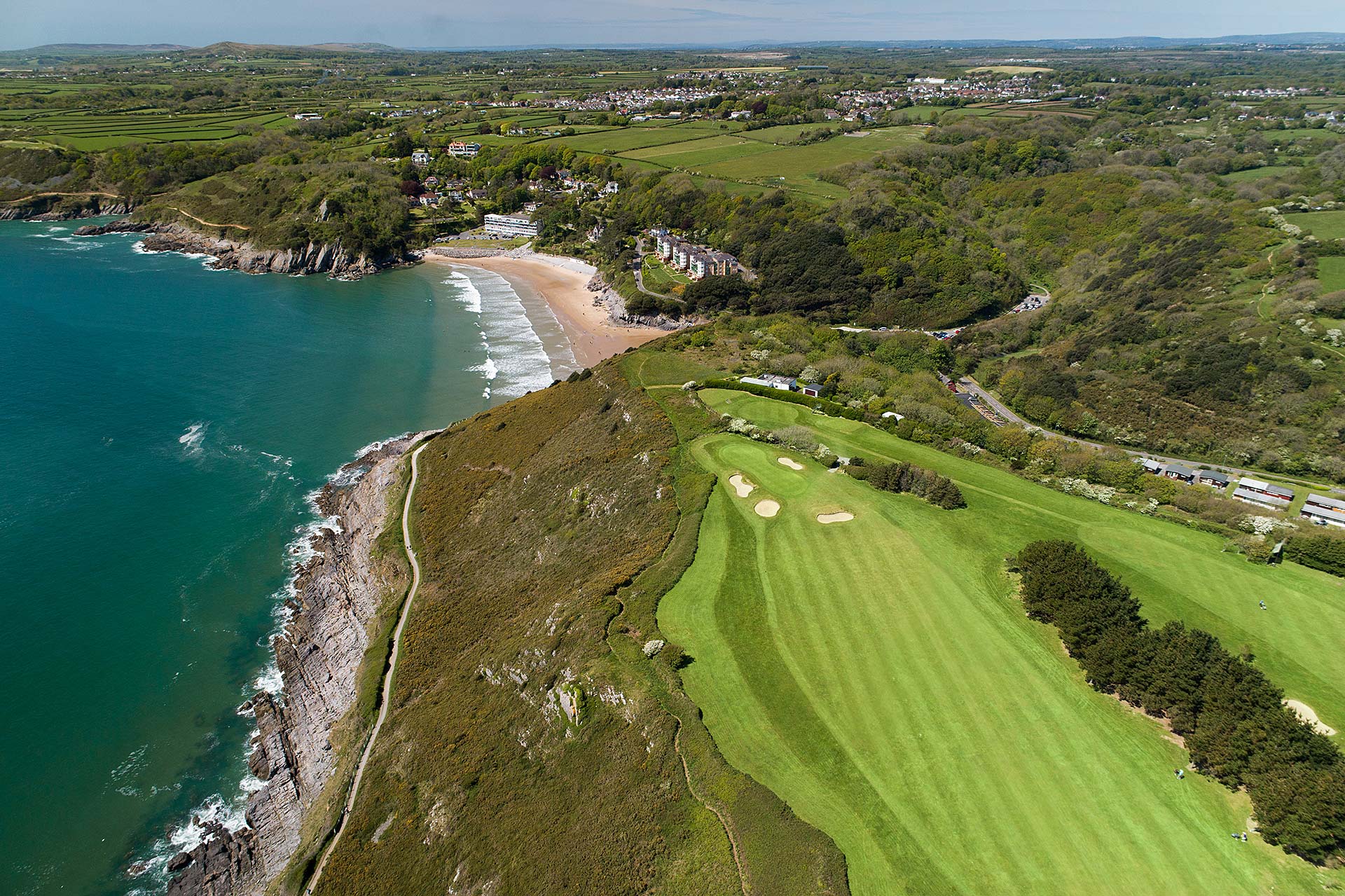 Langland Bay golf course - Wales